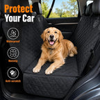 Dog Car Seat Cover for Back Seat, Waterproof Dog Hammock for Car, Non-Slip Dog Covers for Cars Backseat, Universal Pet Car Seat Cover Protector for Cars SUVs Trucks (Black Border) - Image 6
