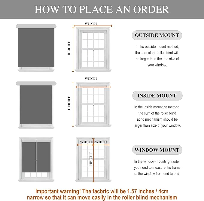 NICETOWN Grey Blackout Curtains 63 Inches Long for Living Room, 1 Piece | Portable Window Shade Self Sticky Adjustable Drapes for Bedroom Thermal Insulated Short Curtains for Cabinet, 52" x 63" - Image 9
