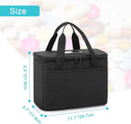Trunab Insulated Medicine Storage Bag Travel Pill Bottle Organizer,Black | Medication Bag for Prescription, Insulin, Supplements or Medical Supplies,Bag Only - Image 6