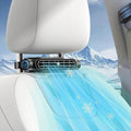 Car Seat Fan for Driver & Backseat - 2026 Upgraded Mini Portable USB Back Cooling Fan Kids Baby Quiet headrest Neck Fan Accessories with 3 Adjustable Wind Speeds for Almost Vehicle Jeep Van RV Truck by Unknown