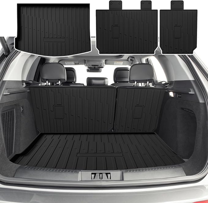 Cargo Liner & Backrest Mat for Lincoln Corsair 2020-2025 Cargo Mat Trunk Mat Back Seat Cover Protector by CaBYbigG