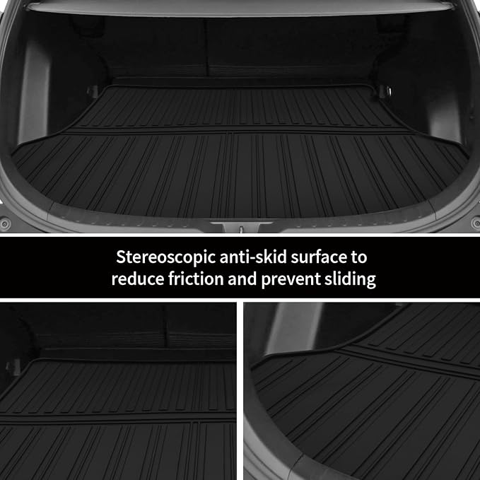 Custom All Weather TPE Cargo Mats Trunk Liner for 2013-2018 Toyota RAV4 Accessories (for 2013-2018 Toyota RAV4) - Image 2