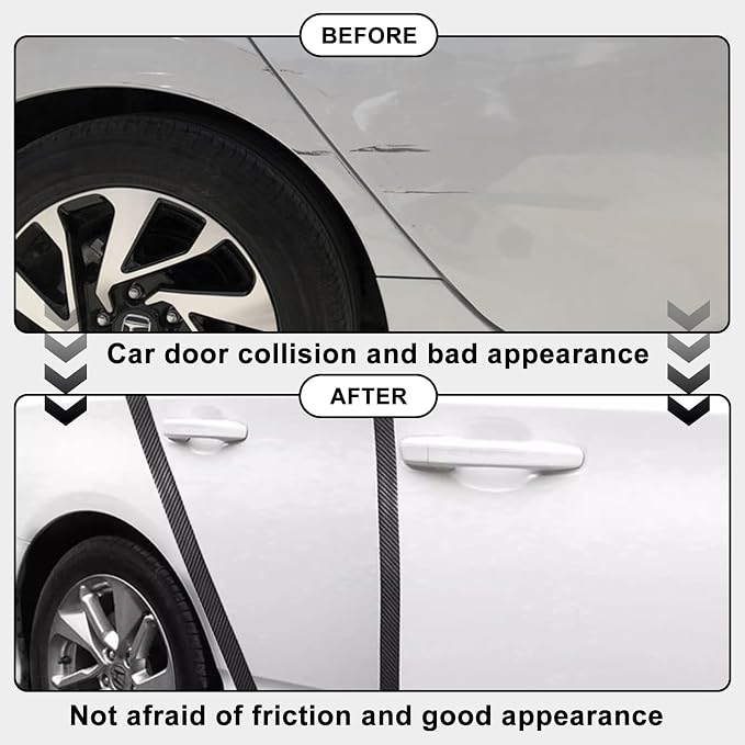 Storystore Car Door Edge Guard, 2 in x 33 Ft Black Door Edge Protector | Self-Adhesive Protective Strip for Door Edges, Door Sills, Bumpers, Scratch and Chip Protection - Image 5