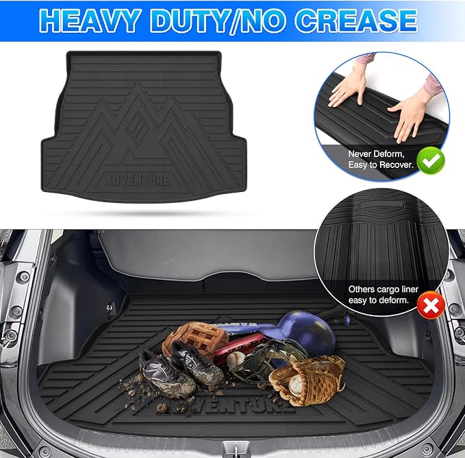 RAV4 Cargo mat - Trunk Mat for Toyota RAV4 2019-2025 (Fit for All Models), All Weather Trunk Mat & Storage Box for RAV4 Accessories, Heavy Duty Rubber Mats - Image 7