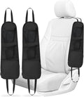 2PCS Car Seat Storage Hanging Bag, Multi-Pocket Seat Side Organizer, Front Seat Hanging Bags with Mesh Net Pockets, Universal Car Accessories for Most Vehicles to Hold Mobile Phone Wallet Glasses by Lecctso