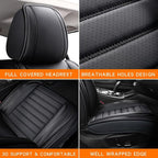 MINGBRON Car Seat Covers,Car Seat Protector Waterproof,Seat Covers Full Set, Car Seat Protectors,Automotive Seat Covers Fit for Most Cars Black - Image 8