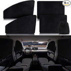 ZATOOTO Magnetic Car Window Shades 4PCS, Car Window Covers Ultimate Privacy | Side Window Sun Shade, UV Protection, Heat Insulation, Perfect for Camping, Travel, Baby Safety, and Daily Use by ZATOOTO