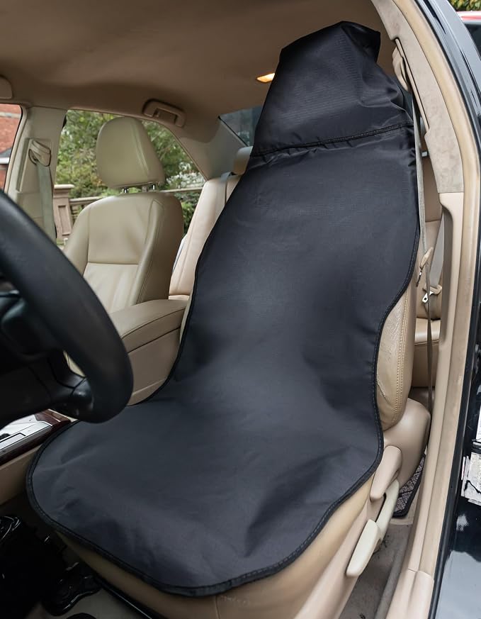 Waterproof Car Seat Cover Automotive Seat Covers for Cars Trucks and SUVs Car Seat Cover Protector Black-Navy - Image 7