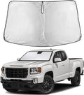 EcoNour Windshield Sunshade Compatible for GMC Canyon 2015-2020 2021 2022, Sun Visor for Front Windshield & Window Sun Shade Cover, UV Heat Blocker & Protector, Car Accessories by EcoNour