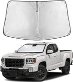 EcoNour Windshield Sunshade Compatible for GMC Canyon 2015-2020 2021 2022, Sun Visor for Front Windshield & Window Sun Shade Cover, UV Heat Blocker & Protector, Car Accessories by EcoNour