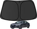 A4L Windshield Sun Shade for Audi A4L 2018-2025 Blocks UV Rays Accessories,1:1 Custom Foldable Thickened Wear-Resistant Front Window Sunshade Visor,Keeps Your Car Cooler by Achaltiza
