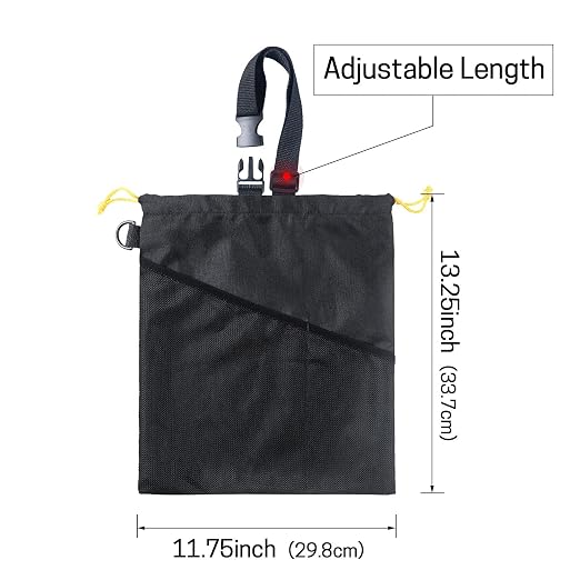 GNEGNI 2PCS Hanging Car Garbage Can - Waterproof Leakproof Trash Bag | Car Trash Can with Durable Leakproof Lining, Keeps Vehicle Clean and Neat - Image 4