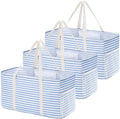 Lifewit Extra Large Tote Bag, Reusable Grocery Bags with Metal Wire Frame and Handles by Lifewit