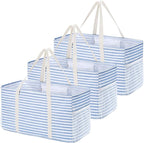 Lifewit Extra Large Tote Bag, Reusable Grocery Bags with Metal Wire Frame and Handles by Lifewit