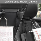 DTDNZKN 8-Pack Car Seat Back Storage Hook | Auto Seat Hook Hangers Storage Organizer Interior Accessories for Purse Coats Umbrellas Grocery Bags Handbag - Image 5
