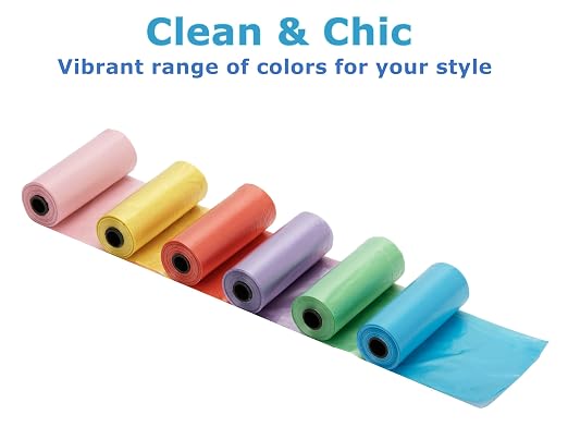 Ginsco 0.8 Gallons Disposable Trash Bags for Mini Car Trash Can, Portable Small Car Garbage Bags, Cars Accessories, Mini Trash Bags, Plastic Trash Bag for Cars/Home/Office (6 Rolls/90 Counts) Blue - Image 6