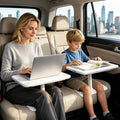 Car Desk for Laptop, Adjustable Car Seat Tray Table for Kids/Adults | Multi-Function Car Lap Desk for Front or Rear Seat, Eating & Work Tray, Essentials Accessories for Long Trips by Unknown