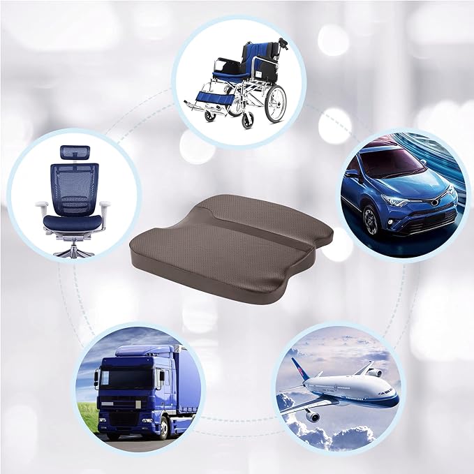 Car Seat Cushion, Comfort Memory Foam Seat Cushion for Driving - Image 7
