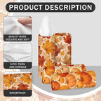 Arttown Car Tissue Holder for Cup Holder Fall Facial Tissues 12 Pack | Pumpkin Bulk 3-Ply,Refillable Marble Print Cylinder Tissue Boxes,Fit Car Home Office School (600 Sheets Total,50 Sheets Each) - Image 6
