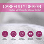Car Seat Towel Covers Front Seats Protector for Gym and Workout, Automotive Washable Driver Cars Seat Sweat Cover for Dog, Compatible with Tesla Model Y Juniper/3/X/S (Fleece White, 1Pcs) - Image 4
