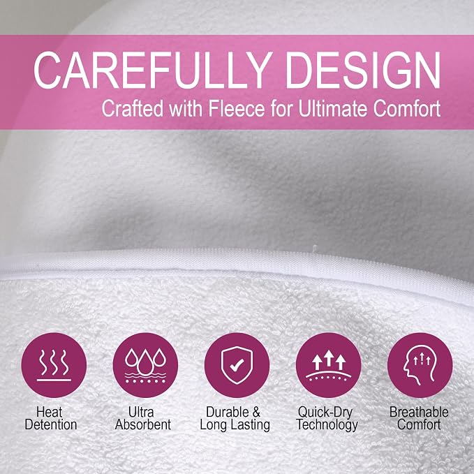 Car Seat Towel Covers Front Seats Protector for Gym and Workout, Automotive Washable Driver Cars Seat Sweat Cover for Dog, Compatible with Tesla Model Y Juniper/3/X/S (Fleece White, 1Pcs) - Image 4