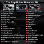 Car Cup Holder Expander Tray with Phone Slot | 9.5in removable tray, fits 16-46oz bottles, universal for cars & Tesla Model Y/3, road trip use - Image 8