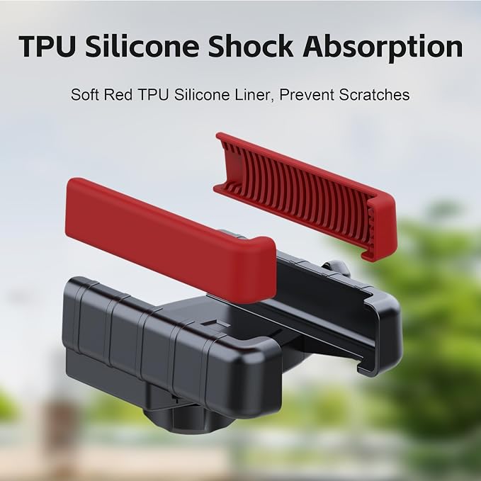Cell Phone Mount Holder for Boat/Truck/Wall/Desk/Car/Van Dashboard, 360°Rotation & Secure Lock Clamp Stand with Drill-Base Mount Compatible with 4"-7.2" iPhone/Huawei/HTC/LG/Nexus/Samsung - Image 6
