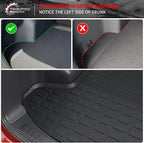 Cargo Mat & Backrest Mats for 2023 2024 2025 2026 KIA Sportage | Non-Plug-in Hybrid, Not for Driver Side Speaker Grille, Cargo Mat TPE Back Seat Cover Protector 2025 Sportage Accessories - Image 2