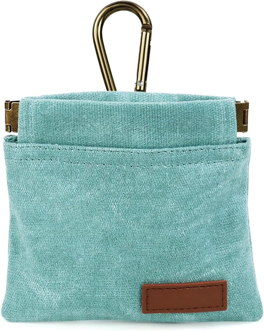 1 Pcs Pocket Pet Training Pouch,Dog Treat Pouch (Cyan) | For Portable Pet Dog Walking Bag, Travel or Outdoor Use by Unknown