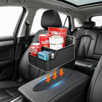 Car Storage Organizer Between Seats,Center Console Armrest Storage Box Back Seat Organizer with Small Compartment Car Interior Storage Box,Cup Holder Tray with Non-slip Mat(Black) | Center Console Armrest Storage Box,Front & Back Seat Floor Organizer,C... - Image 8