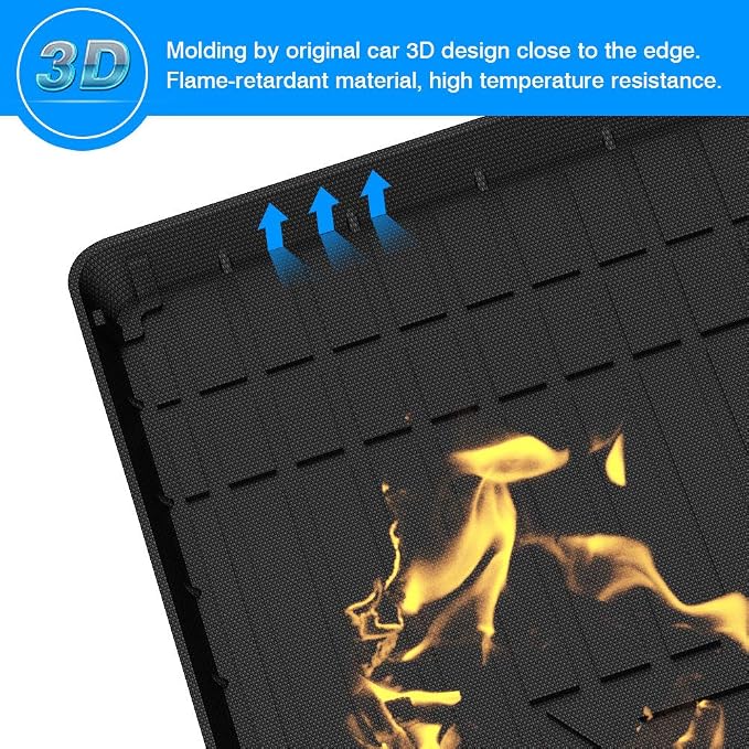Cargo Liner Fits for Audi A4 / S4 2017 2018 2019 2020 2021 2022 2023 2024 Cargo Mat Trunk Liner Heavy Duty(Not for A4 All-Road Models) - Image 3