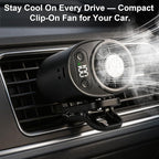 Car Clip on Air Conditioner Fan Portable Mini Personal Fan for Vehicle Umbrella Office Beach Shirt Camping Waist - Image 2