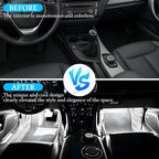 Car Interior LED Lights, 4 in 1 Bright Vehicle Ambient Neon Light Kit with DC 5V USB Port, Automotive Under Dash Decoration Night Lamp, Universal for RV, Truck, Sedan (White) - Image 5