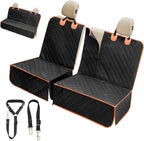IVY&LANE Dog Car Seat Cover for Back Seat,Conversible 2-in-1 Waterproof Front Seat Cover,Heavy-Duty & Scratchproof Car Seat Protector Cover for SUVs, Trucks and Sedans by IVYLANE