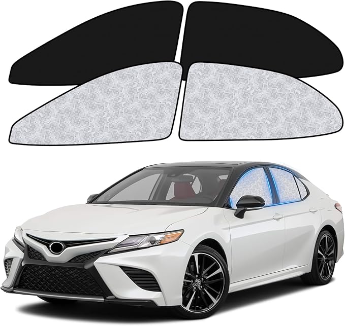 ZATOOTO Car Window Shades for Toyota Camry 2018-2023, Shade for Baby in Car | Heat Reflective, Keep Car Cool, 4 Pack Custom Fit, Ideal for Camping, Naps & Protecting Valuables, Easy Foldable Storage - Image 7
