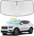 for Volvo XC40 2019-2025 2026 Windshield Sun Shade - 4 Layers Car Sunshade | Front Windows Shade Cover Custom Fit XC40 Sun Visor 250T Retractable Shade Blocks UV Rays Car Accessories by ZOIBVCARSUNSHADE