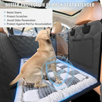 Dog Bed for Car Back Seat, Non-Slip Backseat Pet Mat Standard, 51''X23.5'' | Soft Blanket for Travel, Plaid Flannel, Quilted PP Cotton Filling, Non-Slip Backing, Machine Washable, Fit Backseat Extenders - Image 4