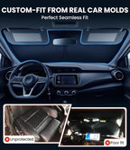 Zanch Custom Windshield Sun Shade for Nissan Kicks 2018-2026, 7-Layer UV & Heat Block, 3D Laser Scanned, Interior Protection, Keep Car Cooler, Foldable SUV Accessories - Image 4