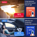 Custom-Fit for Dodge Windshield Sun Shade Umbrella, UV Block Car Front Window with 360°Rotation Bendable Handle, Designed for Dodge Accessories (for Dodge Caravan) - Image 6