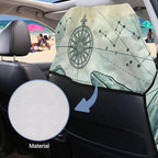 Sea Turtle Print Car Seat Towel Cover After Gym Dolphin Whale Print Car Seat Hoodie Towel Vintage Sports Towel for Gym Workout, Running, Swimming, Beach and Hiking - Image 4