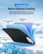 Windshield Sun Shade Umbrella for Hyundai Tucson 2026 2025-2022 | Custom Fit Front Window Sunshade, 4-Layer Heat Insulation UV Blocking Sun Visor, Keeps Car Cooler - Image 2