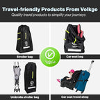 Extra Padded Car Seat Travel Bag for Airplane, Heavy Duty Car Seat Bags for Air Travel Large Durable Carseat Carrier Bag, Airport Gate Check Bag with Padded Shoulder Strap - Image 5