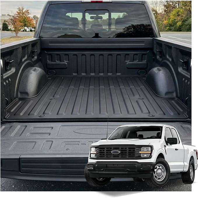 GYGY Truck Bed Mat Liner Fit for 2015-2025 Ford F-150 & 2022-2023 F-150 Lightning (5.5 FT Bed Only), All Weather Anti-Slip TPE Cargo Tray by Unknown