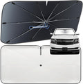 Windshield Sun Shade Umbrella for Chevrolet Tahoe 2015-2020 Front Window | Heat-Reflective Window Shade, Umbrella Sunshade Cover Blocks Heat, Protects Interior, Vehicle-Specific Precision Fit by Fshaanys