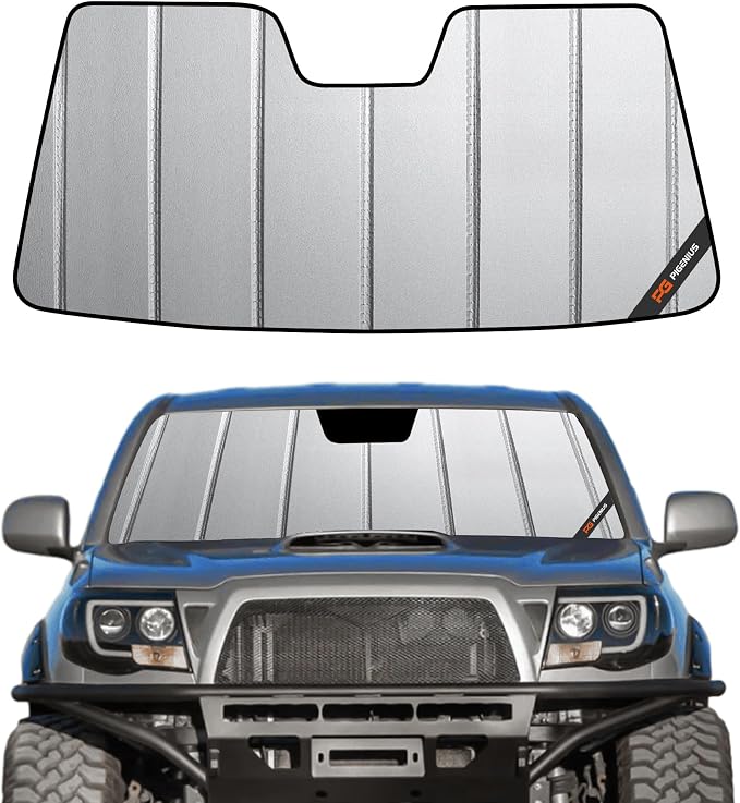 Pigenius Windshield Sunshade for Toyota Tacoma 2005-2015 Front Window Shade - Safeguard by Pigenius
