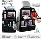 2 in 1 Hanging Backseat Car Organizer,Waterproof Back Seat Car Organizer | with Table Trays,Multifunctional Cars Seats Backs Organizers as Kick Mats Back Seat Protector for Vehicles - Image 5