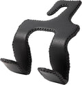 AMVOYOA 【2021 Upgraded】 Car Purse Hook, 2 in 1 Car Seat Headrest Hooks Durable Hanger Storage Holder Leather Organizer for Hanging Grocery Bags, 1 Pack, Black by AMVOYOA