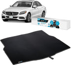 CLIM ART Cargo Liner for Mercedes C-Class 2015-2021 Sedan Custom Fit Trunk Mat, with Honeycomb Dirtproof & Waterproof Technology - All-Climate, Heavy Duty, Anti-Slip Cargo Liner, Luggage - FL01115207 by CLIMART