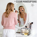 YOPCDJ 5PCS Diaper Bag Organizer Pouch Set, TSA Approved Toiletry Bag，Clear Waterproof TPU Makeup Bag Set Travel Organizer Bags for Women and Kids - Image 2