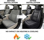 For Toyota Corolla Cross 2022-2026 Car Seat Covers, Full Set, Whiteline | Premium Leather Full Coverage Seat Protectors – All-Season, Waterproof, Breathable, Cushioned Comfort & Airbag Compatible - Image 5